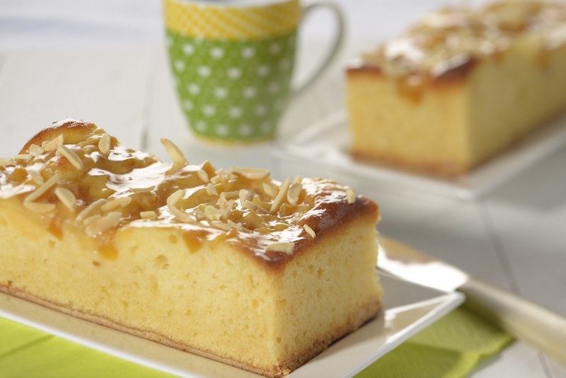 Perzik Plaatcake