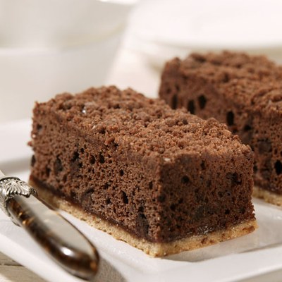 Plaat Double Choc met Double Choc Cake