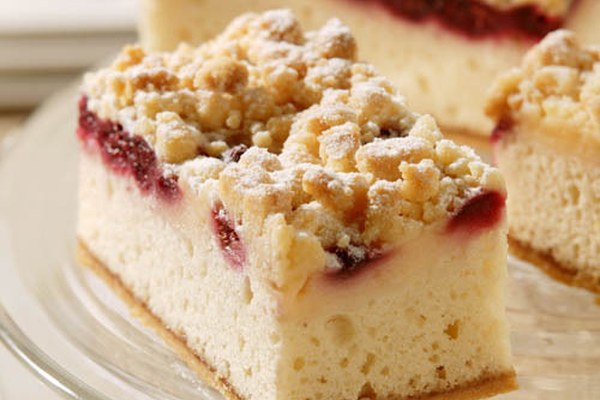 Plaatcake Cranberry Kruimel