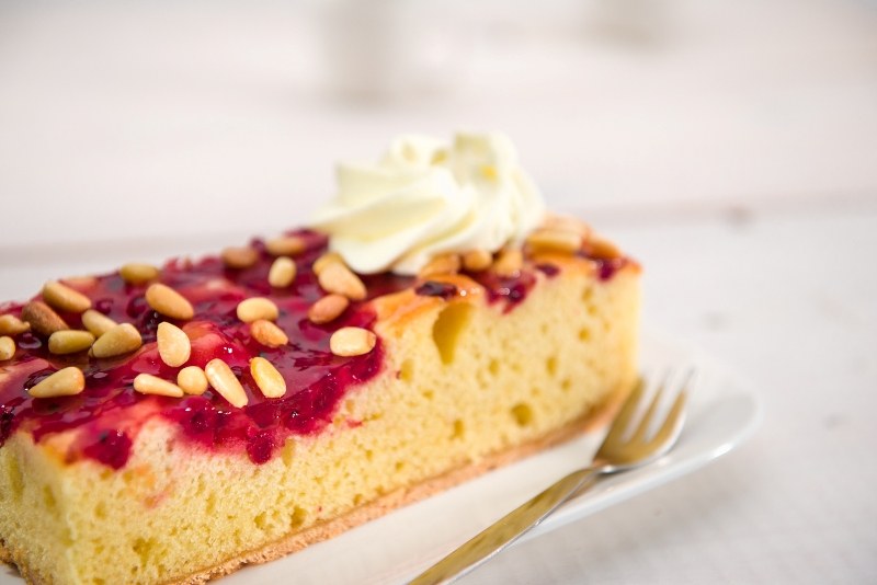 Plaatcake Rode Bessen