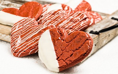 Rode Hartverwarmers met Fantasy Red Velvet