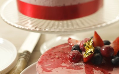 Rood Fruit Desserttaartje