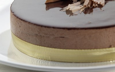 Schwarzwalder-Kirsch Desserttaartje met Zeesan Choco