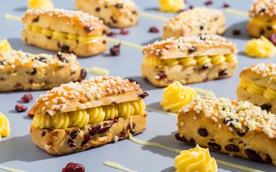 Scones met Gember en Gele Room