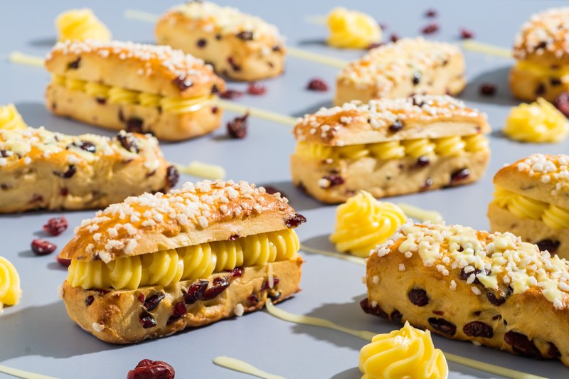 Scones met Gember en Gele Room