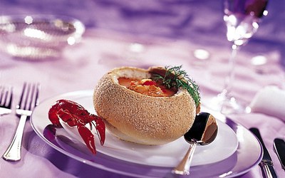 Soepbol met Prestant Krokant