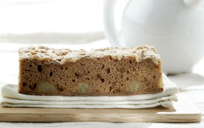 Speculaasplaatcake met Genova Orange