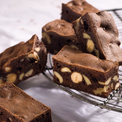 Spekkige Brownie met met gebaksrestanten