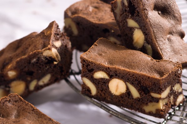 Spekkige Brownie met met gebaksrestanten