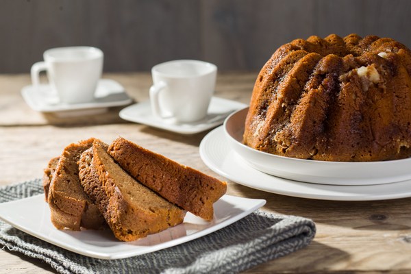 Sticky Toffee Tulband met gebaksrestanten