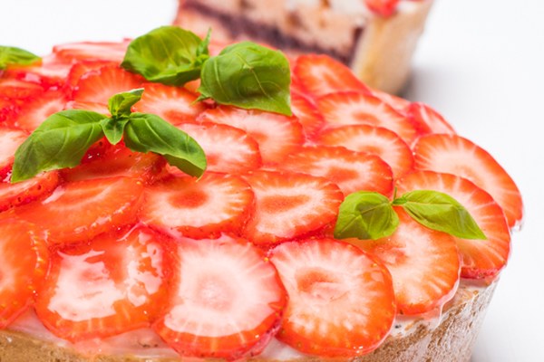 Strawberry & Basil Pie