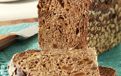 Tarwe-Haver Vruchtenbroodje Bruin