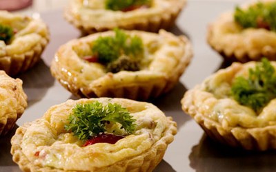 Vegetarische Mini Quiche