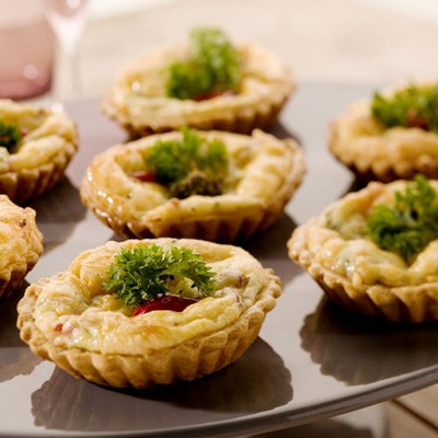 Vegetarische Mini Quiche