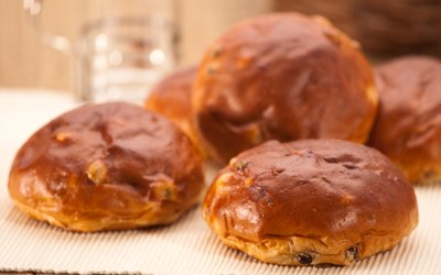 Vruchtenbollen Wit Tarwe met Korent Goud