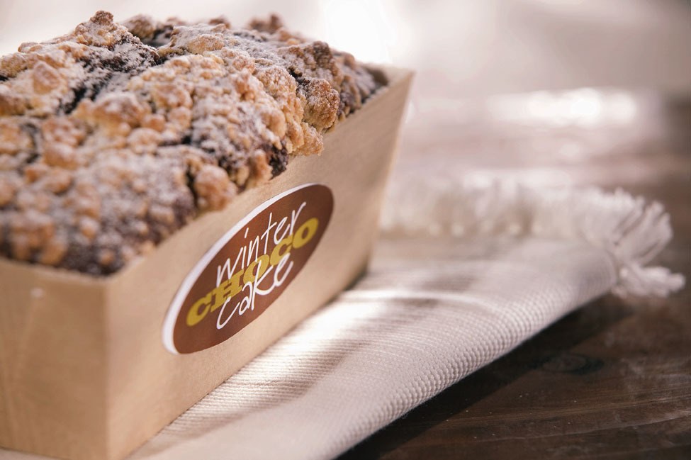 Winter-Chococake met Double Choc Cake