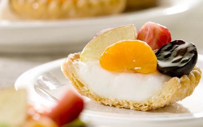 Yoghurt vruchtenschelpen
