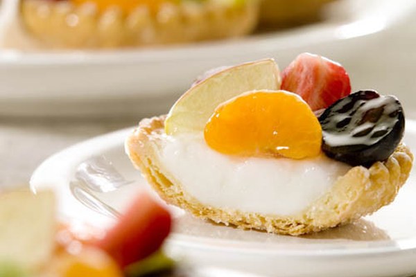 Yoghurt vruchtenschelpen