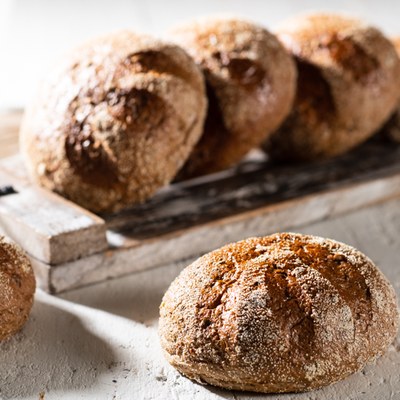 Zacht kleinbrood met Panda Volkoren
